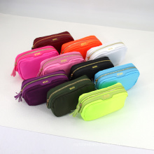 Private Label Cute Packaging Case Brush Toiletry Bag Custom Travel Cosmetic Nylon Pouch Makeup Bags